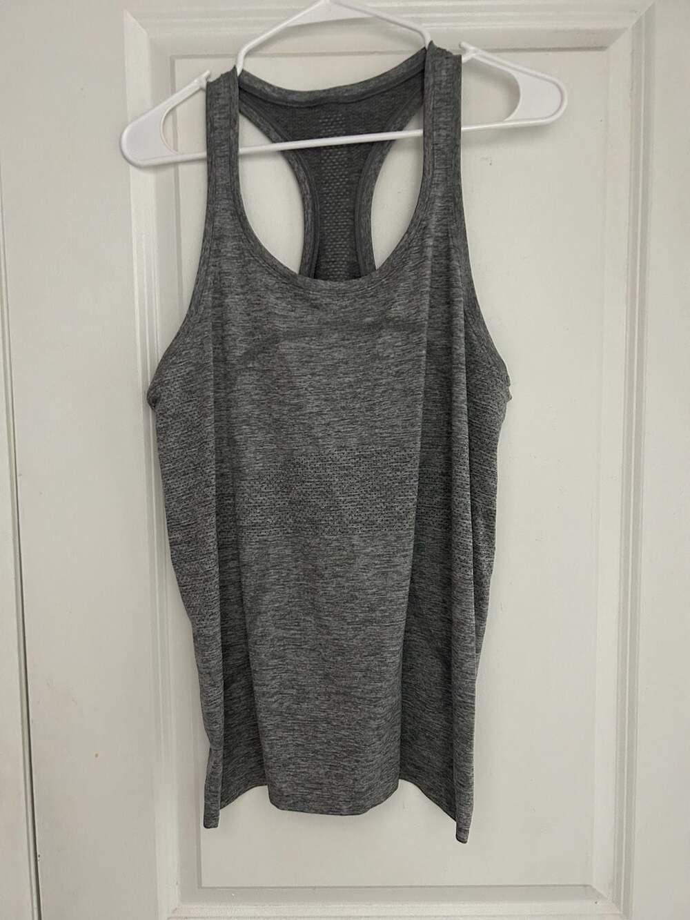 Lululemon Swiftly Tech Racerback Tank Top 2.0 Heathered Slate Grey Size 12